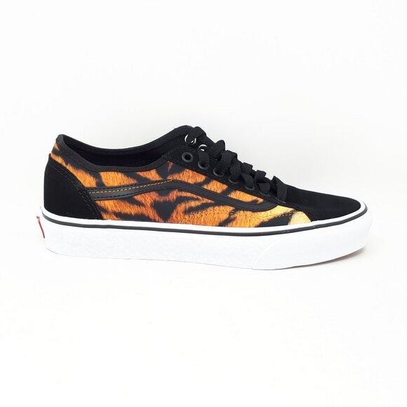 Vans Old Skool Tapered Skate Authentic Shoe Sneaker Tiger Leopard Print Womens - Picture 1 of 10